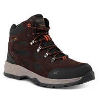 Buty trekkingowe męskie - Trekkingi Regatta VendeavorSuede Bt RMF836 Bordowy - miniaturka - grafika 1