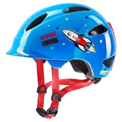 Kaski rowerowe - Kask rowerowy dla dziecka Uvex OYO STYLE blue rocket 46-50 cm - miniaturka - grafika 1