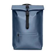 Plecaki - Plecak Rains Rolltop Rucksack W3 13320 Niebieski - miniaturka - grafika 1