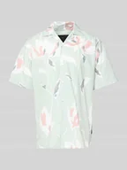 Koszule męskie - Koszula casualowa o kroju regular fit z kołnierzykiem typu resort model ‘PALERMO’ - miniaturka - grafika 1