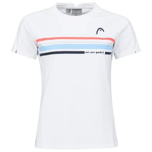 Koszulka damska Head  Padel Tech T-Shirt Women White S - Koszulki sportowe damskie - miniaturka - grafika 1