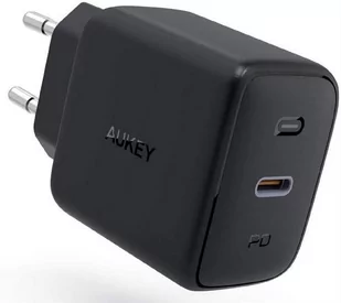 Aukey PA-B2 Black Omnia GaN ładowarka sieciowa 1xUSB-C 61W Power Delivery 3.0 3A - Ładowarki do telefonów - miniaturka - grafika 1