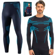 Koszulki męskie - BRUBECK DRY męska BIELIZNA TERMOAKTYWNA szybkoschnący komplet TERMICZNY XXL - miniaturka - grafika 1