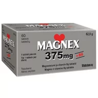 Stawy, mięśnie, kości - Magnex 375mg + witamina B6, 60tabl. - miniaturka - grafika 1