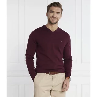 Swetry męskie - Tommy Hilfiger Sweter | Regular Fit | z dodatkiem kaszmiru - grafika 1