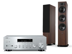 Yamaha R-N600A (srebrny) + Tesi 6 (mokka) - Zestawy stereo - miniaturka - grafika 1