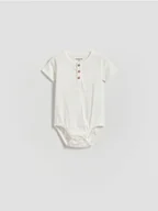 Body dla niemowląt - Reserved - Bawełniane body - złamana biel - miniaturka - grafika 1