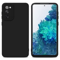 Etui i futerały do telefonów - Pokrowiec Etui Do Samsung Galaxy S20 FE w FLUID CZERŃ TPU Silikonowe Obudowa Ochronny Case Cover Cadorabo - miniaturka - grafika 1