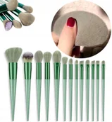 Pędzle do makijażu - Edibazzar, Zestaw Profesjonalnych Pędzli Do Makijażu, 13szt. + Etui - miniaturka - grafika 1