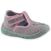 Buty dla dziewczynek - Kapcie do żłobka dla dziewczynki Befado 631P020 Honey - miniaturka - grafika 1
