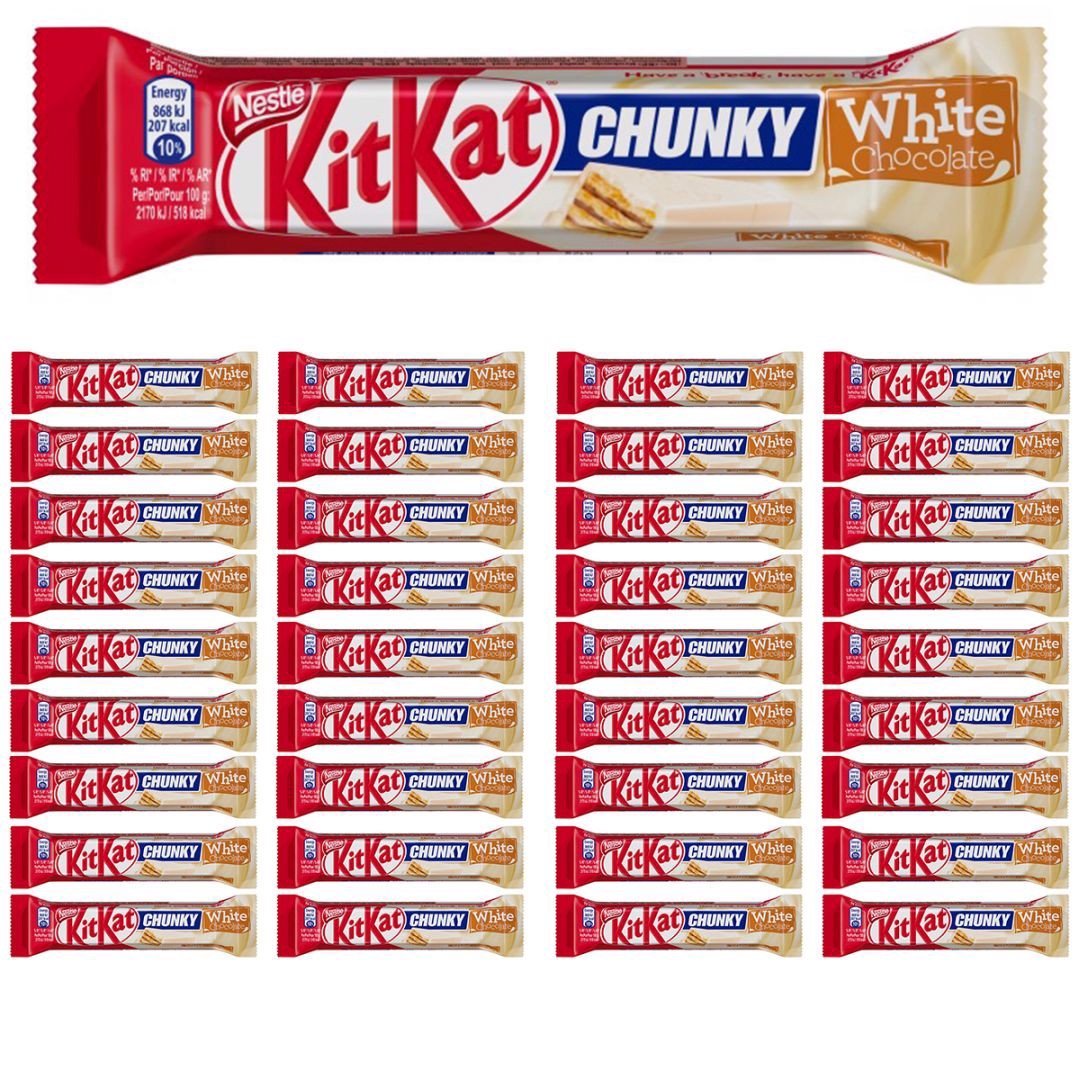 KitKat Chunky Paluszek waflowy w białej czekoladzie 40 g x 36 sztuk