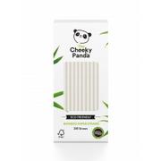 The Cheeky Panda The Cheeky Panda Bamboo Paper Straws 250 Szt Białe Słomki Do Napojów I Drinków Z Papieru Bambuso