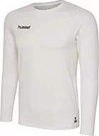 Koszulki męskie - Hummel Hummel Męska koszulka Hml First Performance Jersey L/S biały biały S 204502-9001 - miniaturka - grafika 1