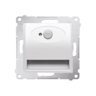 Oprawa oświetleniowa LED Kontakt-Simon 54 DOSCA.01/11 z czujnikiem ruchu światło białe zimne 5900K 230V AC biała  - Oprawy, klosze i abażury - miniaturka - grafika 1