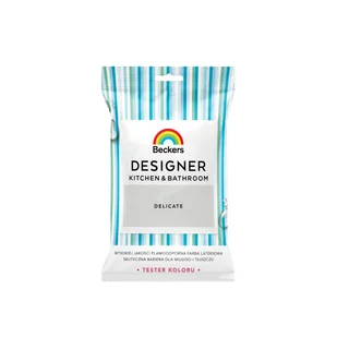 Beckers Tester farby Designer Kitchen & Bathroom Delicate 50 ml - Farby wewnętrzne - miniaturka - grafika 1
