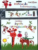 Baśnie, bajki, legendy - zbiorowa Praca Marzipan. Żyrafa i przyjaciele + kredki - miniaturka - grafika 1