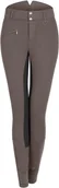 Bryczesy - Waldhausen Bryczesy damskie Fun Sport High Waist - ELT - taupe/black - miniaturka - grafika 1