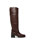 Kozaki damskie - Bronx Kozaki Ky Ley 14402-US Brązowy - miniaturka - grafika 1