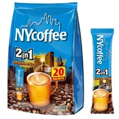 Cappuccino i kawy smakowe - Napój Kawowy Kawa Rozpuszczalna Instant Napój 2w1 2in1 NYcoffe Classic 20sz - miniaturka - grafika 1
