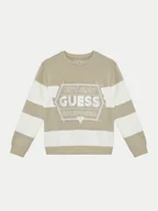 Swetry dla chłopców - Guess Sweter L5RQ09 KCCH0 Beżowy Regular Fit - miniaturka - grafika 1