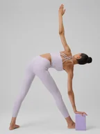 Legginsy - 4F Legginsy do jogi szybkoschnące damskie - fioletowe XS - miniaturka - grafika 1