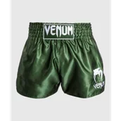 Spodnie sportowe męskie - Venum Spodenki Muay Thaï Classic Shorts Khaki/White - miniaturka - grafika 1