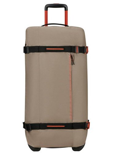 Torba podróżna American Tourister Urban Track Duffle L - coated beige / orange