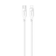 Kable - USAMS Kabel USB-C na Lightning PD Fast Charging 1,2m 20W Lithe Series biały/white SJ566USB02 (US-SJ566) - miniaturka - grafika 1