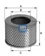 Filtry powietrza - Filtr powietrza UFI Filtry 27.069.00 - miniaturka - grafika 1