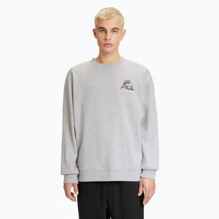 Bluza męska FILA Lahti Crew light grey melange - Bluzy męskie - miniaturka - grafika 1