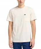 Koszulki męskie - T-shirt Lee RELAXED POCKET TEE 112342986 Ecru L - miniaturka - grafika 1