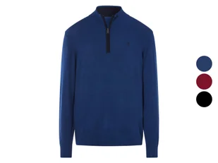 LIVERGY® Sweter męski z wiskozą - Swetry męskie - miniaturka - grafika 1