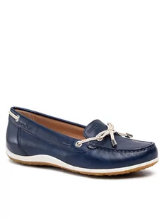 Geox Mokasyny D Vega Moc B D92DNB 043BC C4EA5 Granatowy - Mokasyny damskie - miniaturka - grafika 1