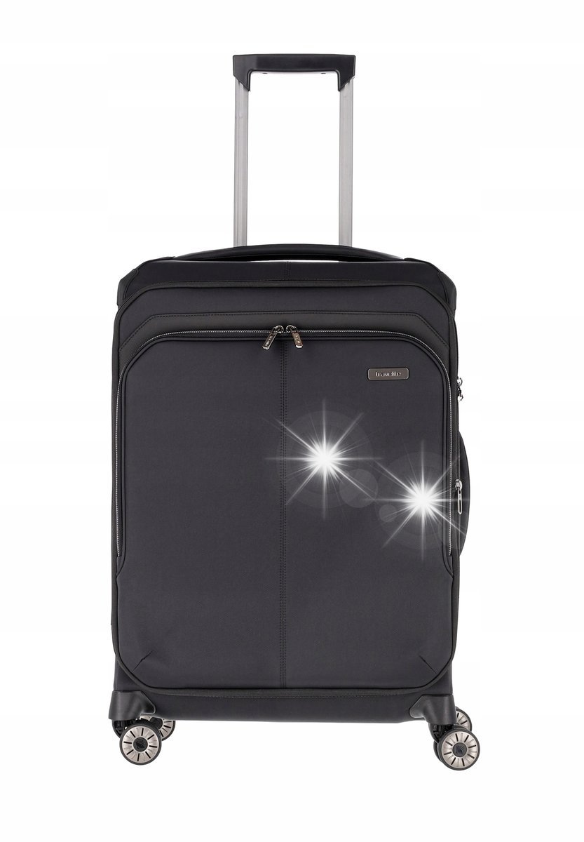 Walizka średnia Travelite Priima 68 cm czarna