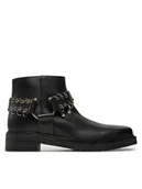 Botki damskie - Patrizia Pepe Botki 2Y0022/L078 Czarny - miniaturka - grafika 1