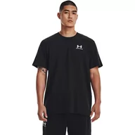 Koszulki męskie - Męski t-shirt z nadrukiem Under Armour UA LOGO EMB HEAVYWEIGHT SS - UNDER ARMOUR - miniaturka - grafika 1