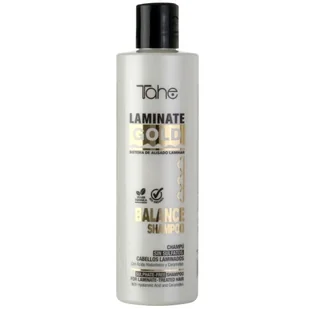 Tahe Laminate Gold Balance Shampo - Szampon do Włosów Prostowanych 300ml - Szampony do włosów - miniaturka - grafika 1