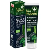 Pasty do zębów - Madonis BIO MADENT Konopna wybielająca pasta do zębów z węglem drzewnym z bambusa 100 ml MAD-BIO-0004 - miniaturka - grafika 1