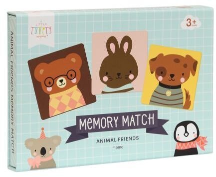 A Little Lovely Company Zabawka dla dzieci memory ANIMAL FRIENDS / A Little Lovely Company