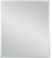 Lustra - Lustro łazienkowe w srebrnej ramie aluminiowej 70x80cm - miniaturka - grafika 1