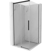 Kabiny prysznicowe - Mexen Rox kabina prysznicowa rozsuwana 100 x 100 cm, transparent, czarna - 8C2-100-100-70-00 - miniaturka - grafika 1