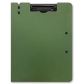 Teczki i skoroszyty - Penmate Deska z dwoma klipami i okładką zielona - miniaturka - grafika 1