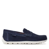 Buty dla chłopców - Mokasyny Geox J New Fast Boy J826CA 00022 C4211 S Granatowy - miniaturka - grafika 1