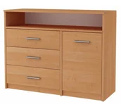 Komody - Klasyczna komoda z szufladami olcha S7-K29 - miniaturka - grafika 1