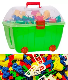 Klocki konstrukcyjne Hemar K1, w Kuferku Medium (zielony) - Klocki - miniaturka - grafika 1