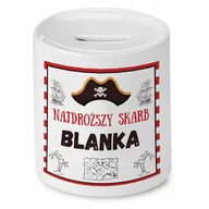 Skarbonki - Skarbonka 330 ml Dla Blanki Córki Dziecka Prezent z Nadrukiem ze Zdjęciem + Opakowanie na prezent (wzór 02) - miniaturka - grafika 1