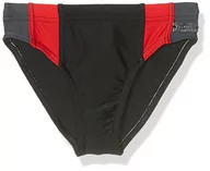 Kąpielówki dla chłopców - Haute pression Majtki chłopię, czarny (czarny/szary/czerwony)., 12 Lata - miniaturka - grafika 1