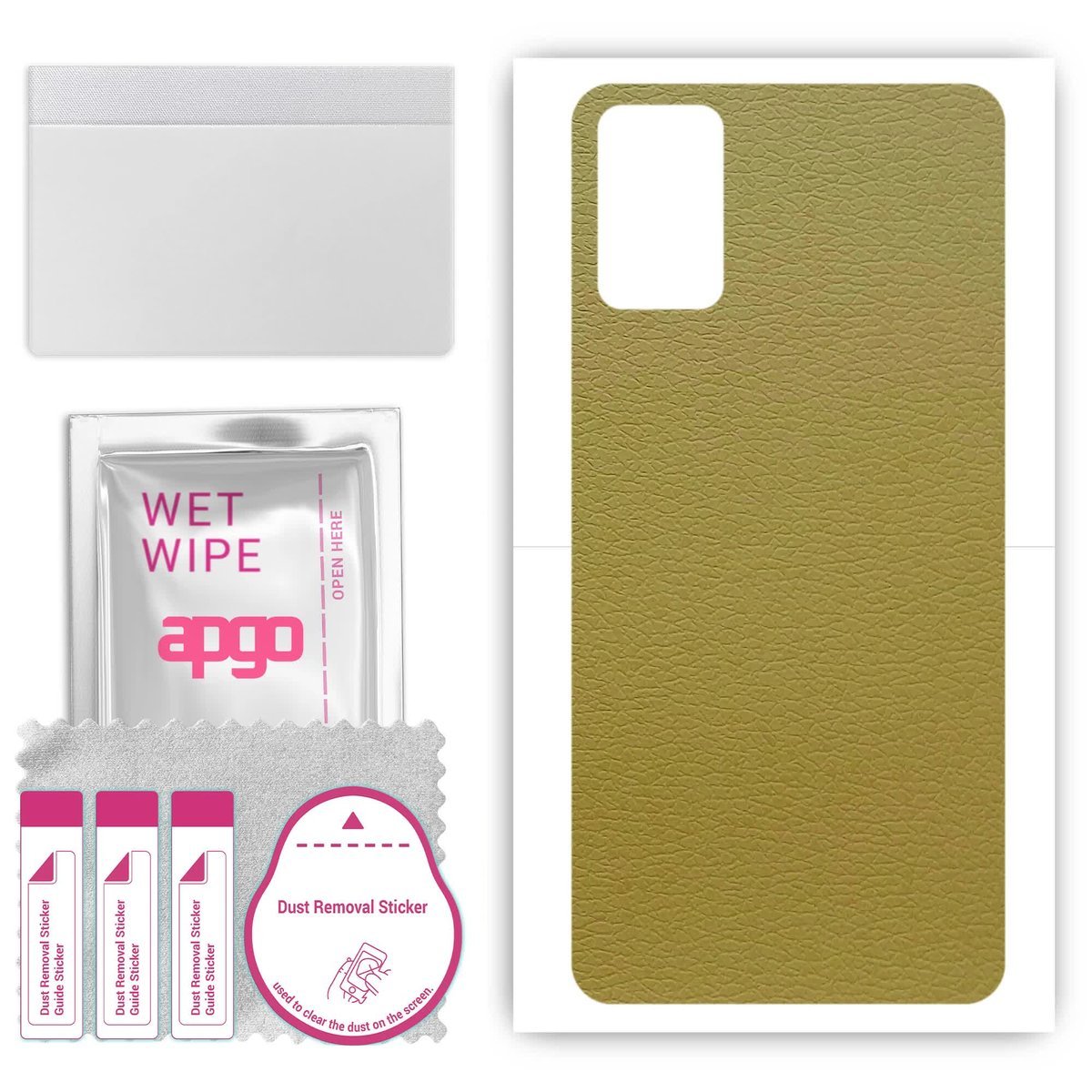 Folia naklejka skórka strukturalna na TYŁ do Honor X10 Max - Skóra Oliwkowa - apgo SKINS