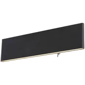 Lampy ścienne - Globo Lighting LAMPA ścienna SIEGFRIED 41751-12B metalowa OPRAWA prostokątna LED 12W 3000K kinkiet czarny 41751-12B - miniaturka - grafika 1
