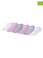 Skarpetki damskie - Converse Skarpety (6 par) w kolorze szarym, jasnoróżowym i białym - miniaturka - grafika 1